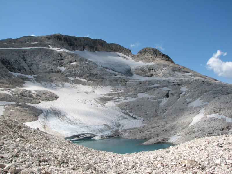 Lago e ghiacciaio Fradusta