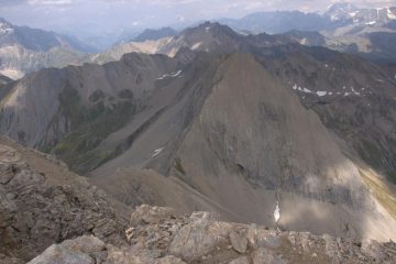 panorami dalla cima : Aiguille de Bonalè (22-8-2009)