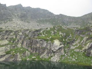 Il lago Bojret ed il Colle della Forca