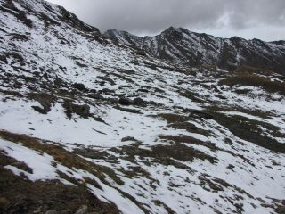 il Gran Queyron visto dal vallone di salita al Passo della Longia (20-9-2009)