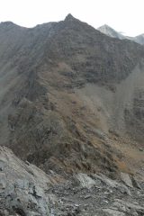 la cresta vista dalla cristalliera (ottobre 2008)