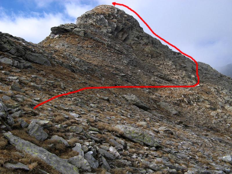 Monte Giavino e la via di salita alternativa (con segnavia)