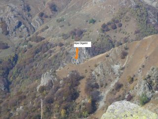 05 - Dettaglio dell'Alpe Gigalot, un tempo rifugio dei partigiani.. bella nascosta!