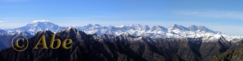 Monte Rosa, 4000 di Saas e Trittico del Sempione