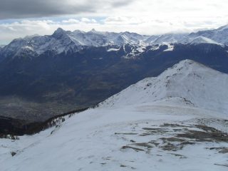 Vista su Aosta ed Emilius