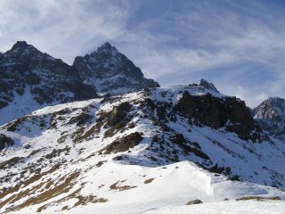 Il Ghincia Pastour dal monte Granè, salita dalla breve cresta