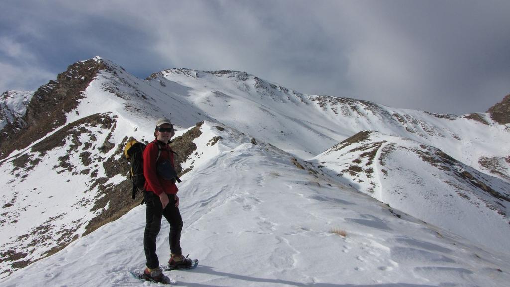 Stelvio a quota 2600 m. lungo la cresta NE della Montagne de Parpaillon (21-11-2009)