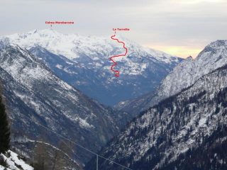 La Torretta da Mon Blanc - Champorcher percorso