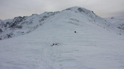 ultimi facili pendii prima della cima (16-1-2010)