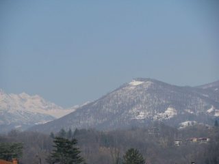 Il Monte Belice visto dalla pianura di Spineto