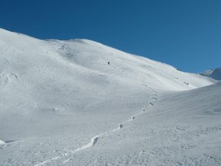 la cresta del Mont Roux
