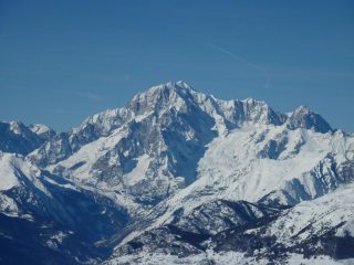 Il Monte Bianco dalla vetta