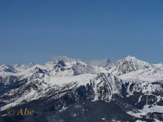 Monte Bianco e Grand Jorasses.