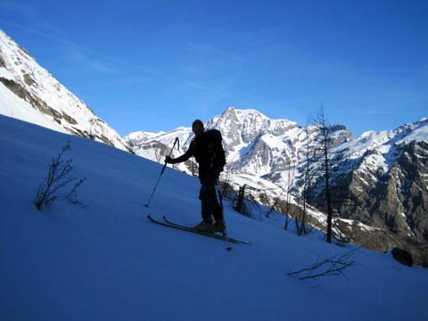 La Ciamarella dai pressi dell'Alpe Paschiet