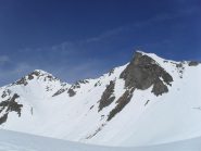 il monte Rosso e le punte Vertosan (a destra)