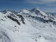 Panorama su Gran Combin e Mont Fallère