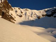 primi raggi di sole sul Col de la Scie