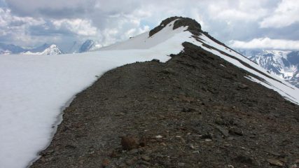la cresta finale che porta in vetta al Signal de la Mortice (5-6-2010)
