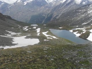 il lago Nero ed i laghi di Dijouan piu' in basso