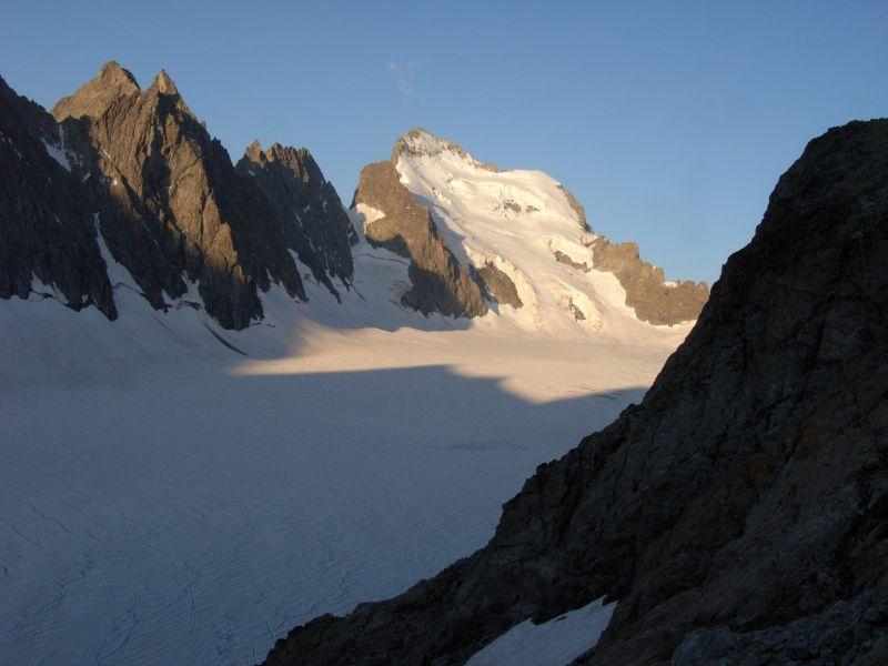 Alba sul Glacier Blanc 