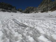 Il Colle del Ciardonei e la seconda parte del ghiacciaio ancora innevato