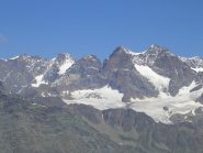 Il gruppo del Bernina visto dal Passo degli Ometti