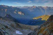 Vista sui monti della Val Chiavenna