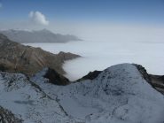 dalla cima: il Rocciamelone e il mare di nubi