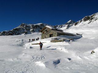 Arrivo all'Alpe Raty