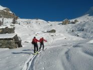l'alpeggio superiore ed i pendii finali