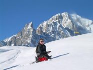 Andrea ed il Monte Bianco.