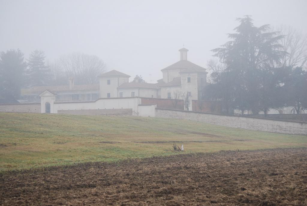 Villa Picchetta nella nebbia