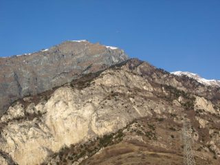 Il monte Ciarmetta visto dal Truc San Martino