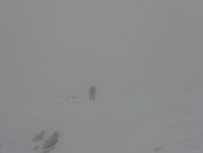 Gianni arriva in punta nelle nebbie