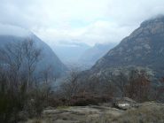 La valle verso Aosta