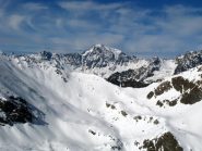 Dalla punta: Mont Velan e colle di S.Barthelemy