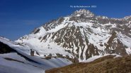 il Pic de Rochebrune visto dal colletto di quota 2600 m. (8-5-2011)