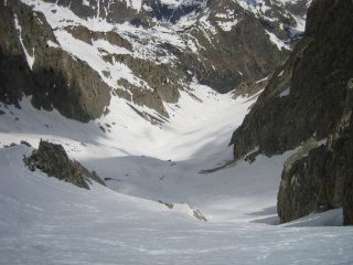 il vallone di Prefouns visto dal Passo 2620 m.