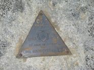 Triangolino di vetta del Cai di Rivarolo Canavese