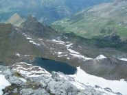 Il Lago Perrin ed il Vallone di Cuneaz dalla cima