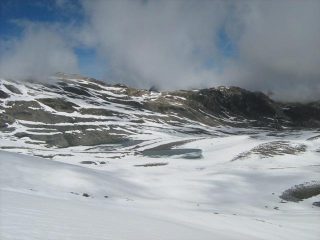 sul Glacier des Fours...schiarite sempre più ampie