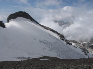 niblè e glacier du ferrand senza neve nella parte bassa