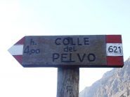 03 - Al bivio per la valle della Serpentiera cartello con tempo sovrastimato (2h-2,5h per escursionista medio a mio avviso)