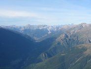 panorama sull'alta Val di Susa: Chaberton e Barre d'Ecrins