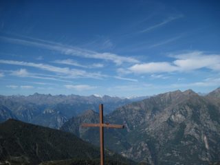 Panorama fino al Monte Bianco
