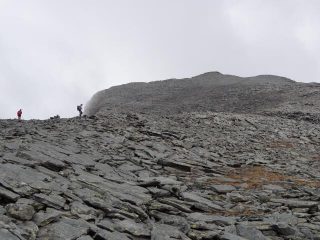 la pietraia finale per la cima Chiavesso