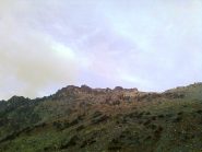 rocca Jarea vista dal sentiero