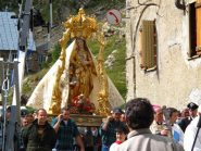 Un momento della processione alla Festa Patronale di Sant'Anna