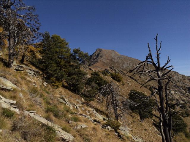 Monte Aquila dal versante sud della cresta