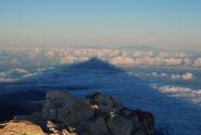 Ombra del Teide all'alba